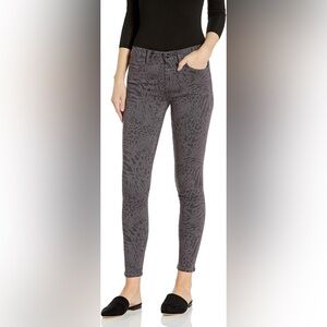 Joe Jeans Icon Gray Animal Print Skinny Jeans BNWT Size 25